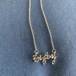 Silver “wifey” Necklace